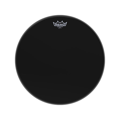 Remo ES-1016-00 16Inch Ambassador Ebony Bass Drum Head