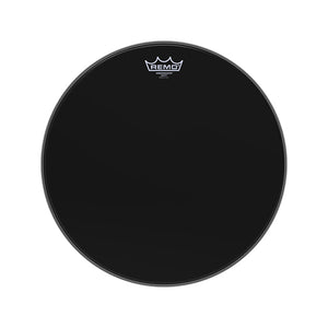 Remo ES-1016-00 16Inch Ambassador Ebony Bass Drum Head