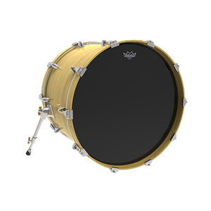 Remo ES-1016-00 16Inch Ambassador Ebony Bass Drum Head