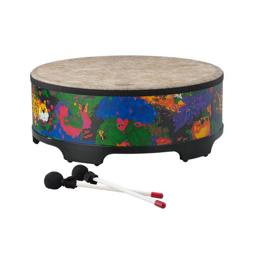 Remo KD-5822-01 22inch Kids Percussion Gathering Drum, Fabric Rain Forest