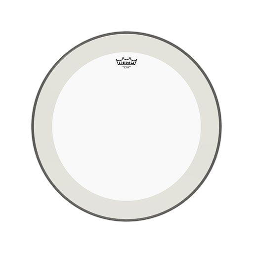Remo P4-1322-C2 22inch Powerstroke IV Clear White Falam Patch Bass Drum Head