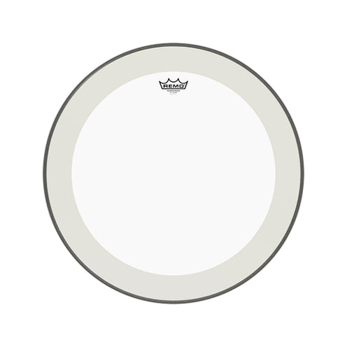 Remo P4-1322-C2 22inch Powerstroke IV Clear White Falam Patch Bass Drum Head