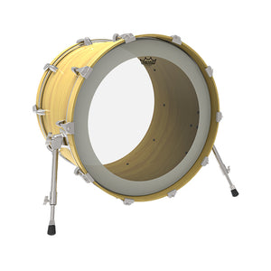 Remo P4-1322-C2 22inch Powerstroke IV Clear White Falam Patch Bass Drum Head