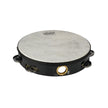 Remo TA-5108-70 8inch Fiberskyn Tambourine, Single-Row Jingles, Quadura Black