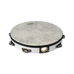 Remo TA-5110-00 10inch Fiberskyn Tambourine, Single-Row Jingles, Quadura White