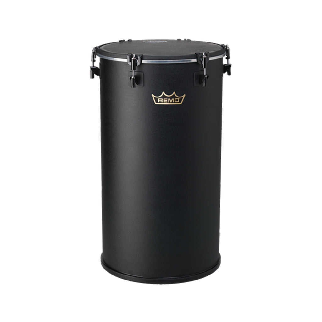 Remo TT-2212-71 12inch Valencia Tan-Tan Drum, Black Matte