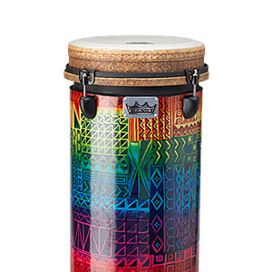 Remo TU-1110-17 10Inch Valencia 100-Series Tunable Tubano, Rainbow