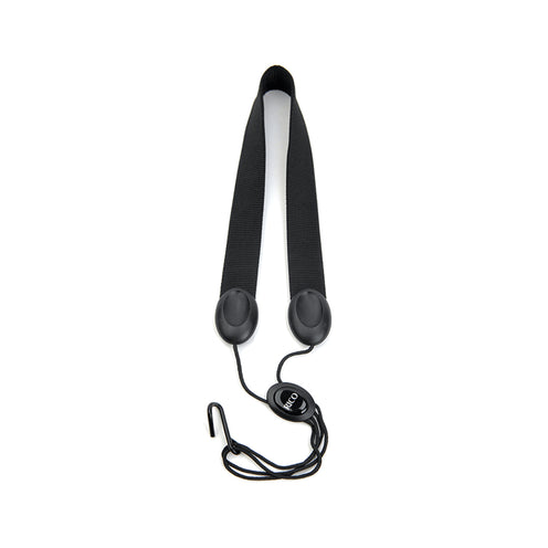 Rico SJA11 Alto Saxophone Neck Strap, Black