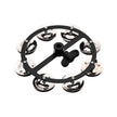 MEINL Percussion HTHH1-BK Headliner Series Hihat Tambourines, 1 Row, Steel