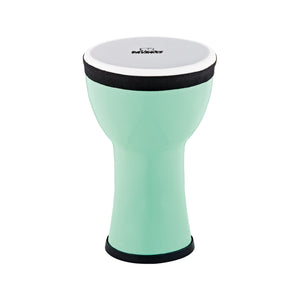NINO Percussion NINO-EMDJ-SF 6inch Elements Mini Djembe, Plastic Head, Sea Foam