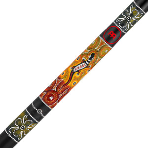 MEINL Percussion RS1BK-L 39inch Wood Rainstick, Black