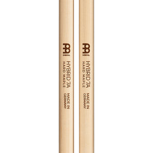 MEINL SB134 Hybrid 7A Hard Maple Drum Stick, Wood Tip