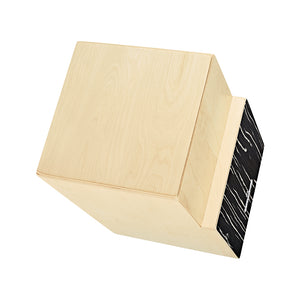 MEINL Viva Rhythm VR-TRICAJ-SO Tri Tone Cajon, Strip Onyx