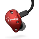 Fender FXA6 Professional In-Ear Monitor Headphones, Red