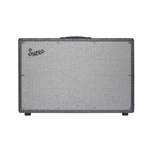 Supro 1799 Magick 2x12 inch Guitar Extension Cabinet, Black