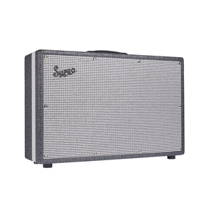 Supro 1799 Magick 2x12 inch Guitar Extension Cabinet, Black