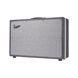 Supro 1799 Magick 2x12 inch Guitar Extension Cabinet, Black
