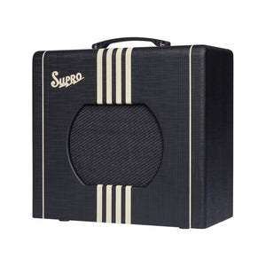 Supro Delta King 10 Guitar Combo Amplifier, Black & Cream