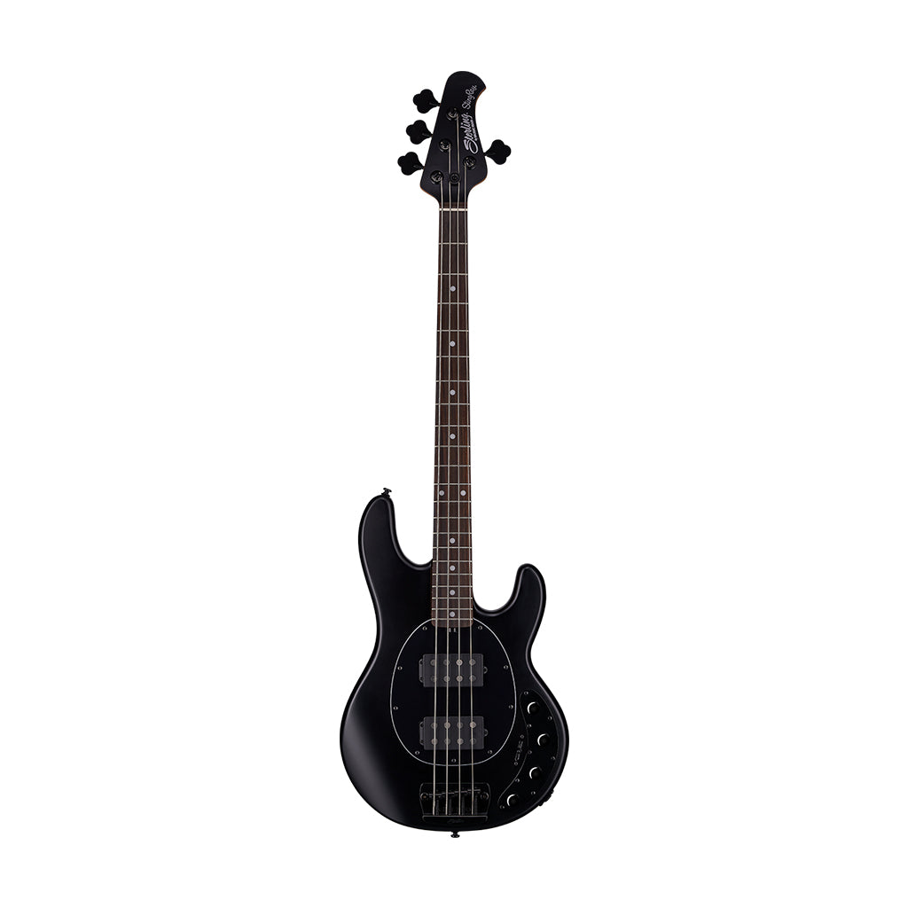 Sterling by Music Man Ray34 HH 4-String Bass Guitar, Stealth Black