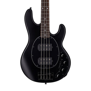 Sterling by Music Man Ray34 HH 4-String Bass Guitar, Stealth Black
