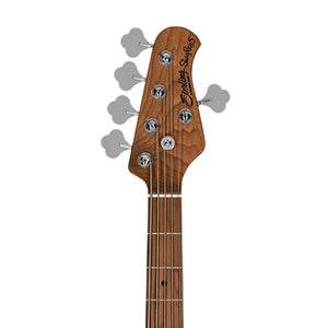 Sterling by Music Man Ray35 5-String Bass Guitar, Blue Sparkle