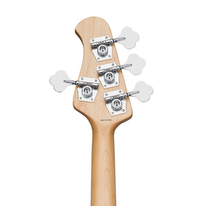 Sterling S.U.B Series RAY4 4-String Electric Bass Guitar, RW FB, Red Ruby Burst Satin (RAY4-RRBS-R1)