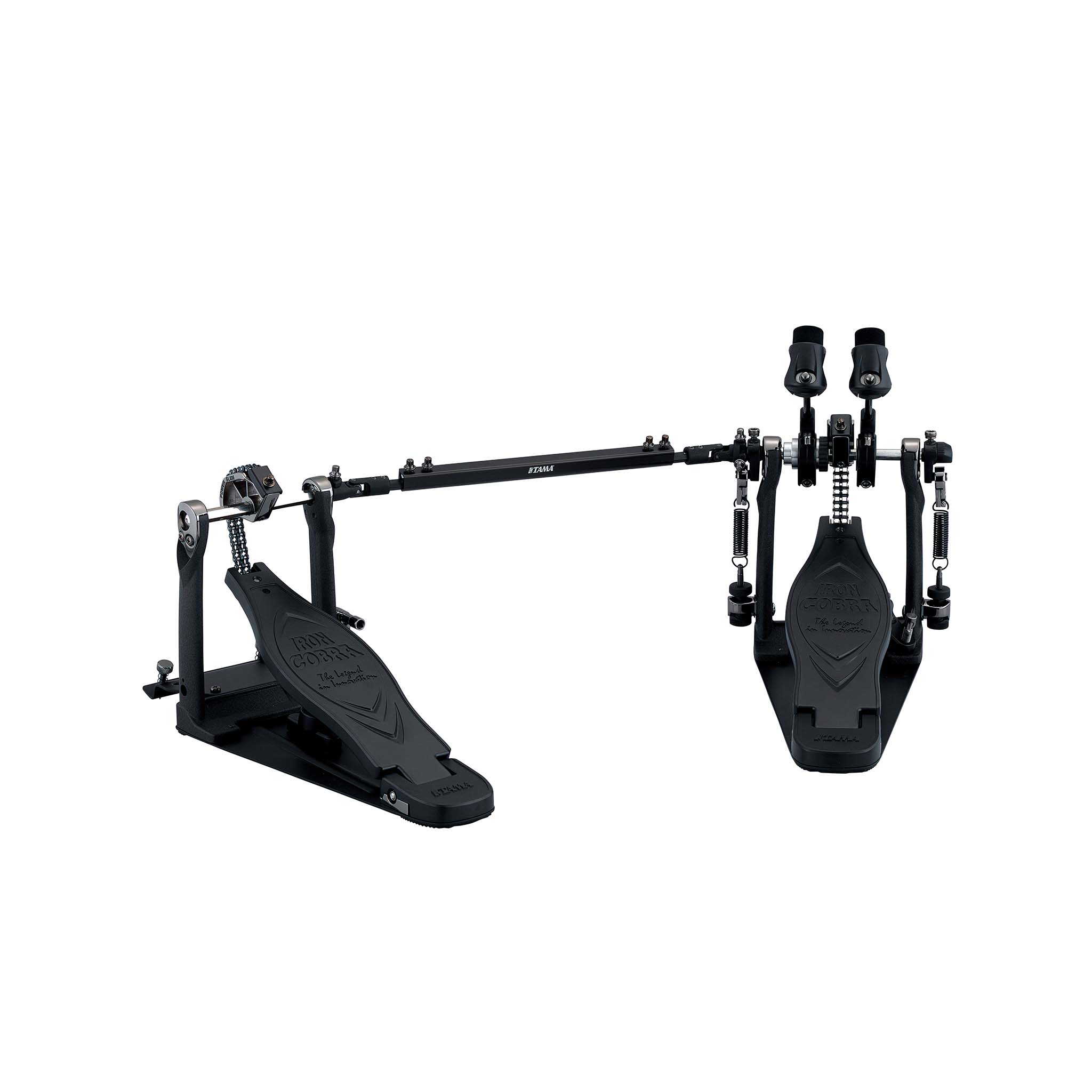 TAMA HP900PWNBK Iron Cobra Power Glide Twin Pedal Blackout Edition w/Case