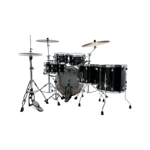 TAMA MBS52RZS-PBK Starclassic Performer 5-Piece Drum Shell Kit, Piano Black