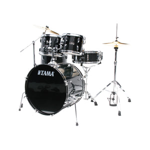 TAMA ST50H6-BNS Stagestar 5-Piece Drum Kit w/ Hardware+Throne, Black Night Sparkle