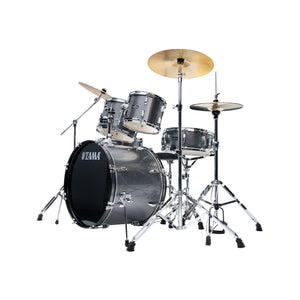 TAMA ST52H6-CSS Stagestar 5-Piece Drum Kit w/ Hardware+Throne, Cosmic Silver Sparkle