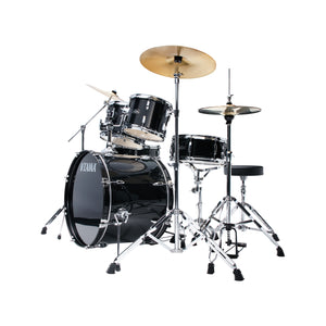 TAMA ST58H6-BNS Stagestar 5-Piece Drum Kit w/ Hardware+Throne, Black Night Sparkle
