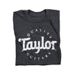 Taylor Men's Basic Black Aged Logo T-Shirt