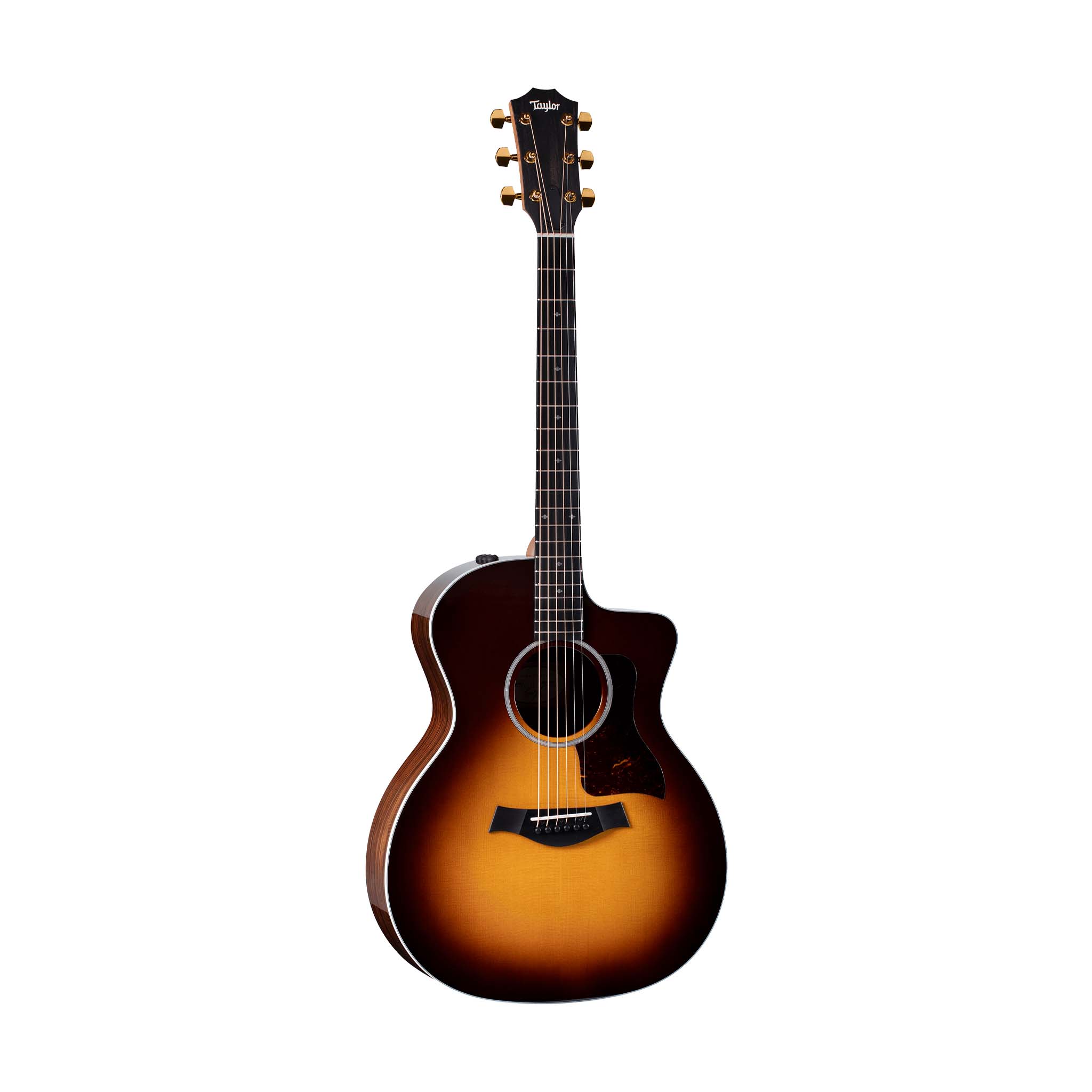 Taylor 214CE-SB Deluxe Grand Auditorium Acoustic Guitar w/Case, Tobacc β Swee Lee Brunei