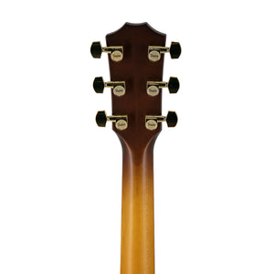Taylor 224ce-UA DLX LTD Layered Urban Ash/Urban Ash Acoustic Guitar w/Case, Tobacco Sunburst