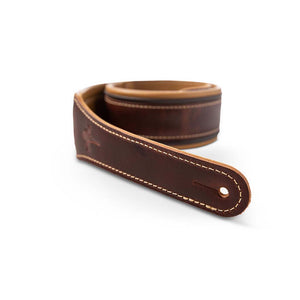 Taylor 2.5" Ascension Leather Guitar Strap, Cordovan