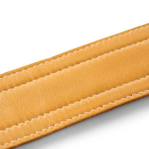 Taylor Nouveau Leather Guitar Strap, Med Brown