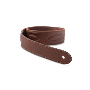 Taylor 2" Vegan Leather Guitar Strap, Medium Brown