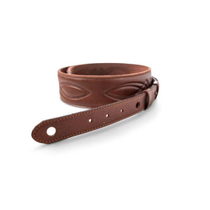 Taylor 2" Vegan Leather Guitar Strap, Medium Brown