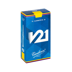 Vandoren V21 Bb Clarinet Reeds, Strength 4.0, Box of 10