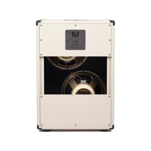 Victory V212VC Vertical 2x12 Cabinet, Celestion Creamback 65 Loaded, Open Back, Cream