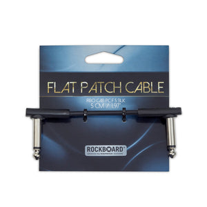 Rockboard by Warwick Flat Patch Cable, Black, 5cm
