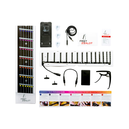 Fret Zealot LED Guitar Learning Accessory, Regular 24.75" Guitar Scale Length